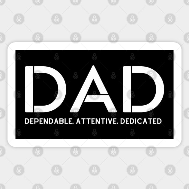 Dependable Dad Definition Sticker by OurSimpleArts